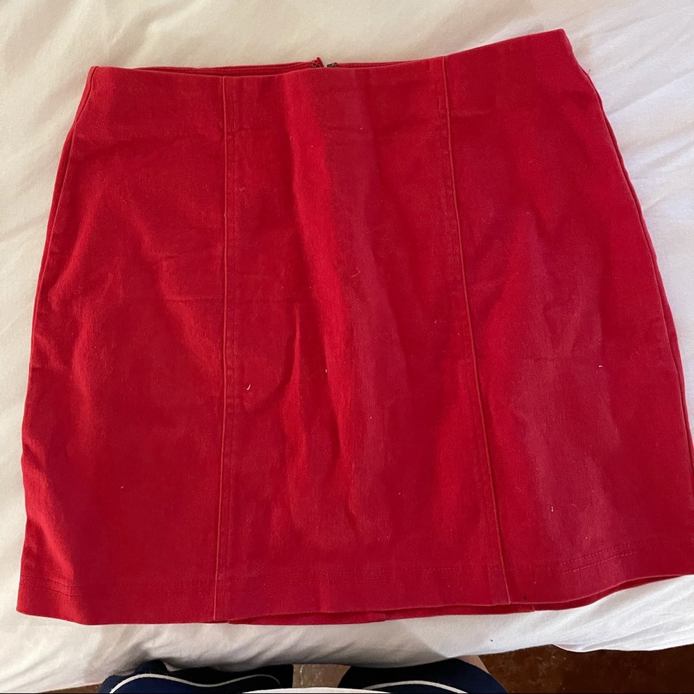 Red skirt!
